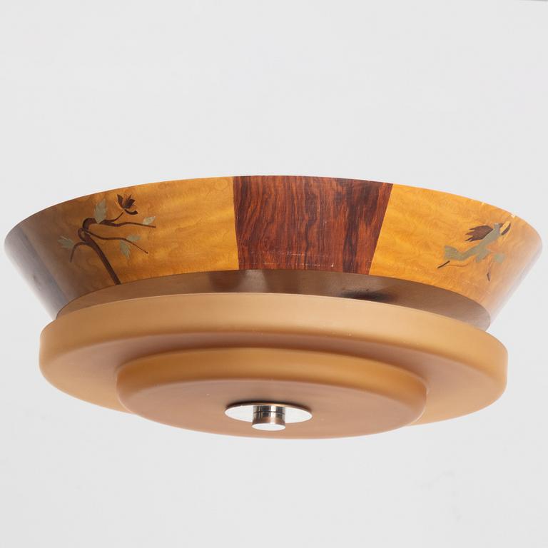 Ceiling light, Mjölby Intarsia, 1930s.