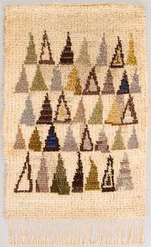 Maija Kolsi-Mäkelä, rya rug for Helmi Vuorelma. Noin 150 x 105 cm.