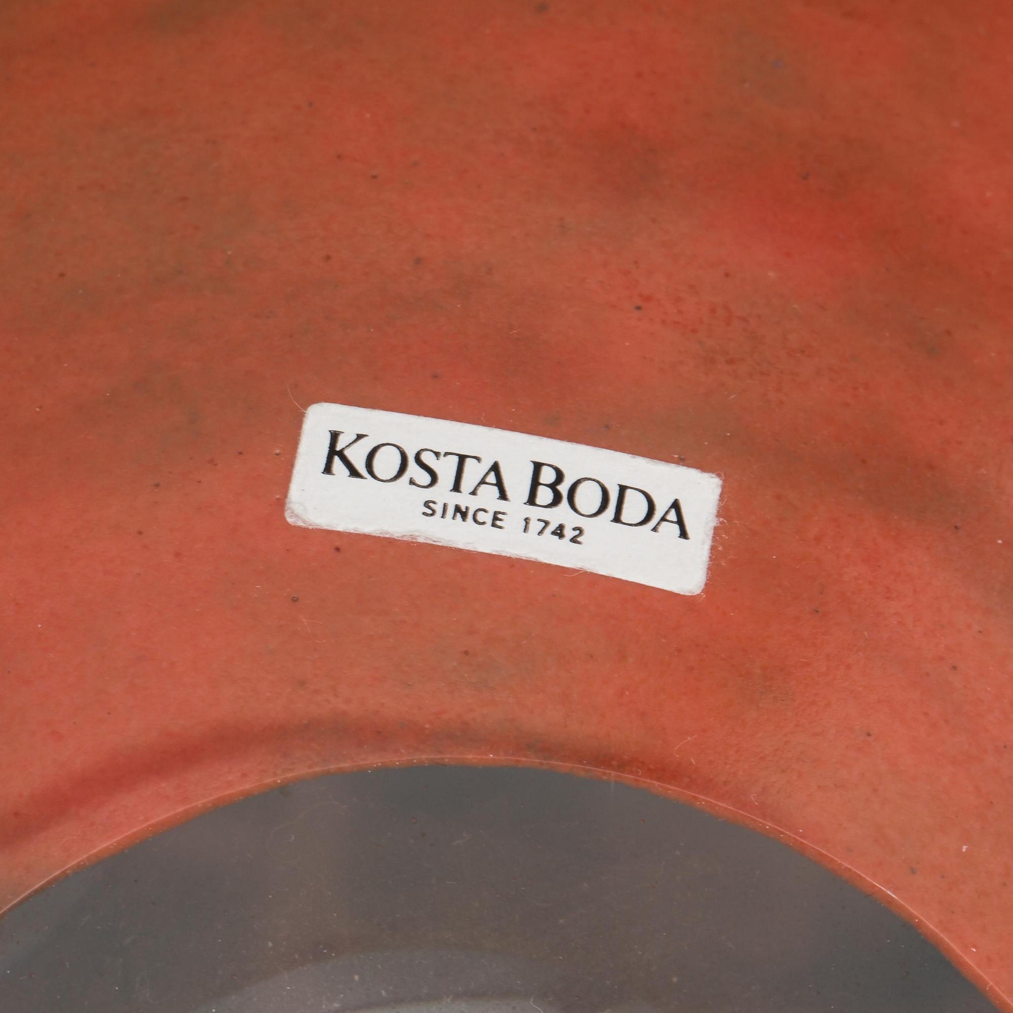 SKÅL, glas, Kosta Boda, formgiven av Kjell Engman.