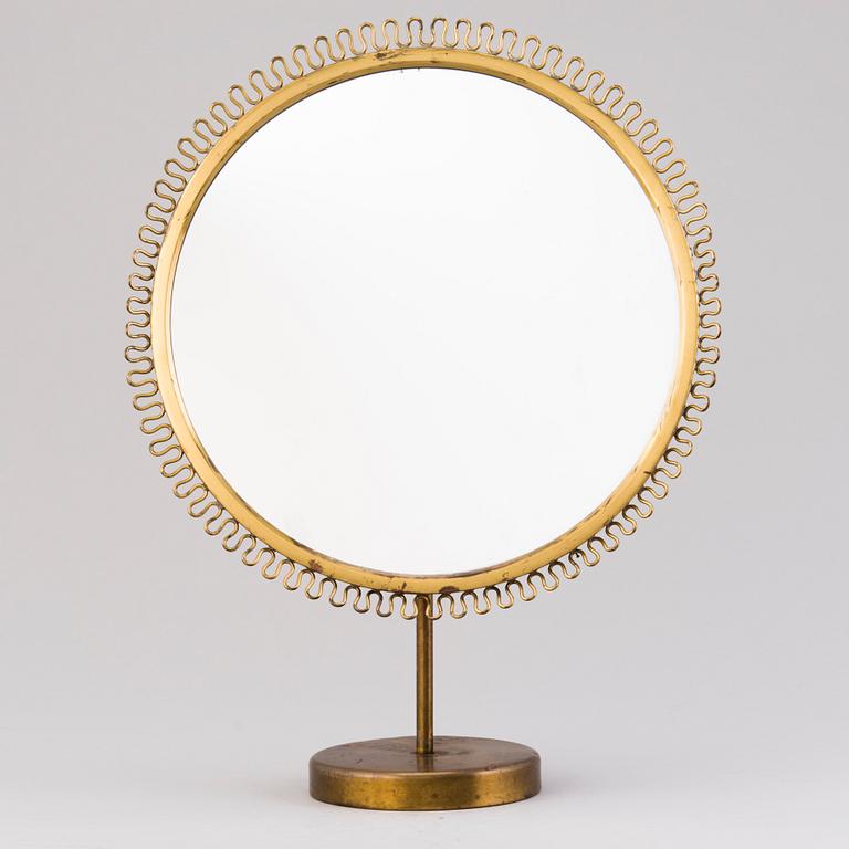 A mid-20th century table mirror, probably Nordiska Kompaniet.