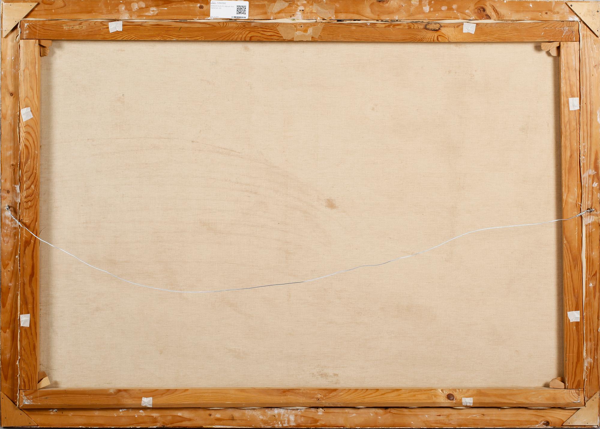 BIRGER HJELM, olja på duk, signerad.