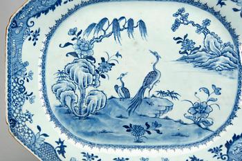 A Chinese Qianlong porcelain plate.