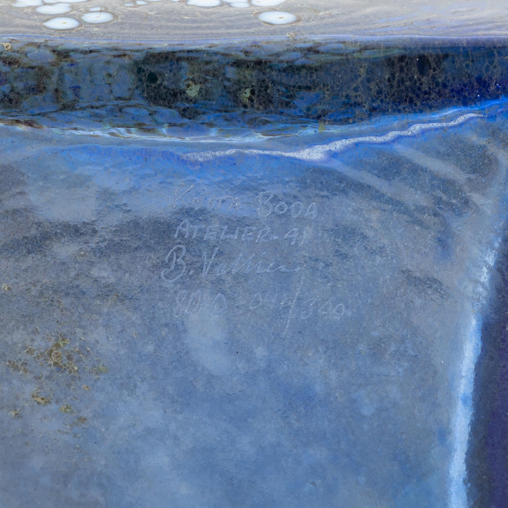 Bertil Vallien, a glass vase, Kosta Boda, 1991.