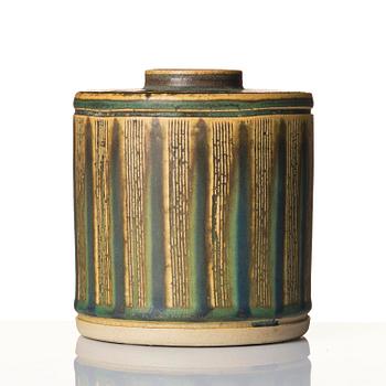 Wilhelm Kåge, a Farsta stoneware vase, Gustavsbergs Studio 1958.