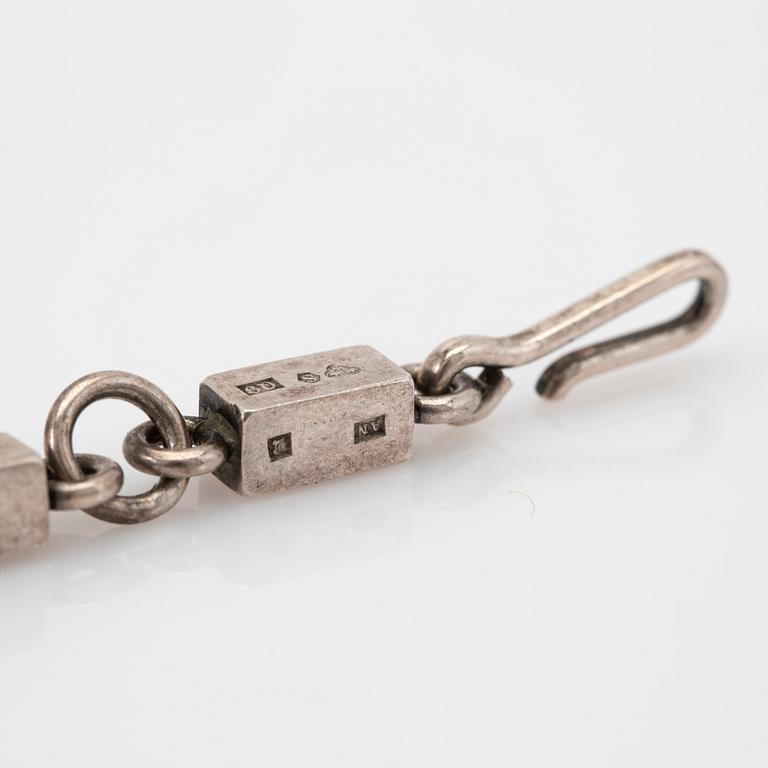 Wiwen Nilsson, necklace, sterling silver, Lund, 1966.