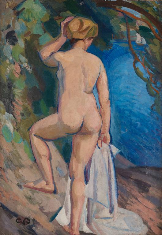 Georg Pauli, Woman on the way into the water.