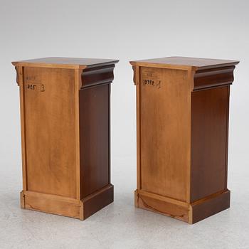 Bedside tables, a pair, Grange, France, late 20th century.