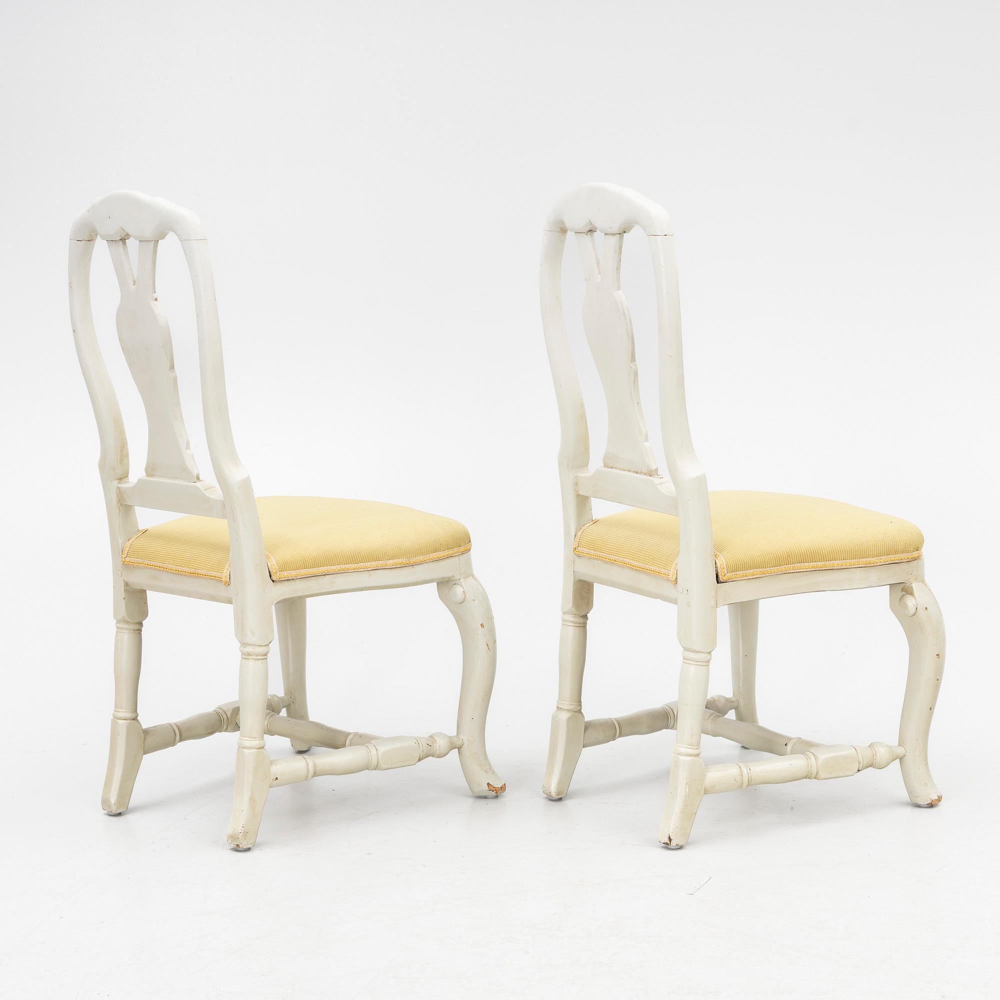 Chairs, a pair, Baroque, 18th century.