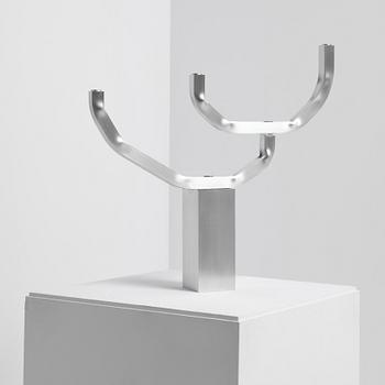 David Taylor, kandelaber, unik, "Aluminium Candelabra 3", Studio Mellösaverken, Sverige, 2025.