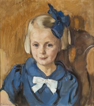 Elsa Backlund Celsing, Portrait of a girl.