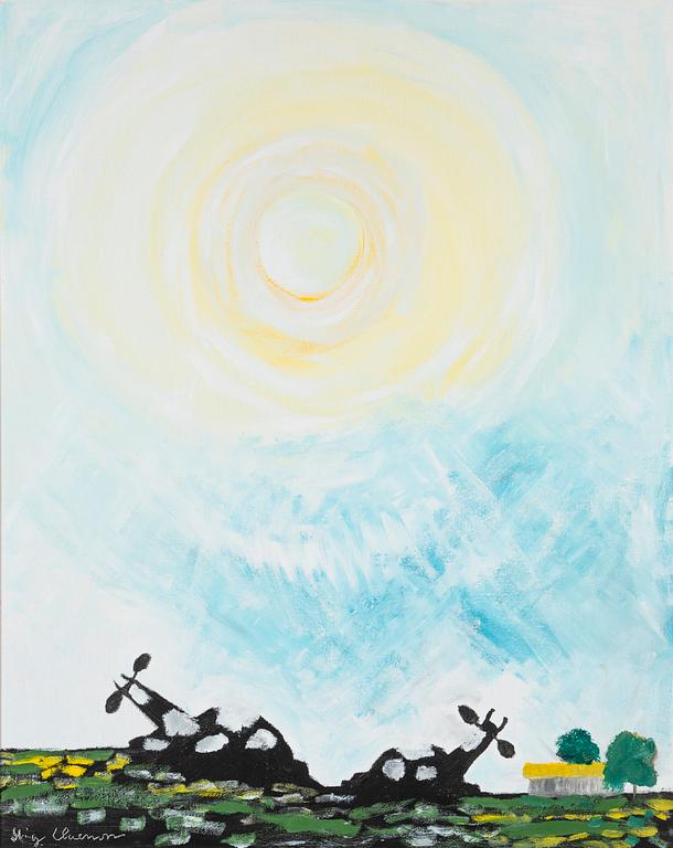 Stig Claesson, oil on canvas, signed.