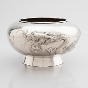 A Chinese silver bowl, Tuck Chung, Hwang Chang, Shanghai, early 20th century.
