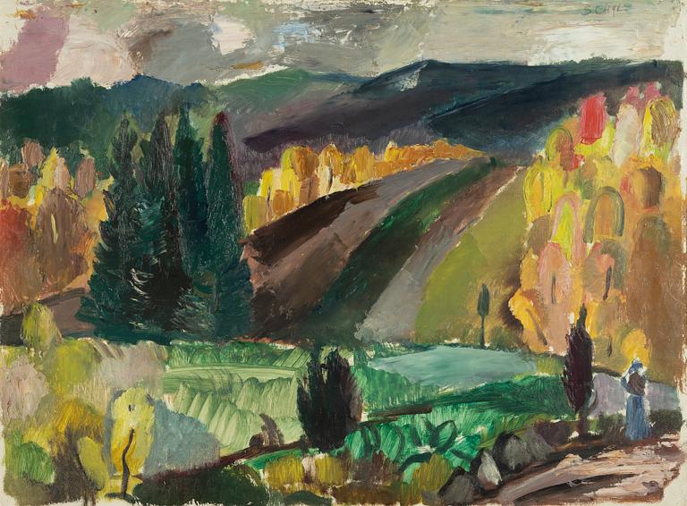 Jules Schyl, Autumn Landscape.