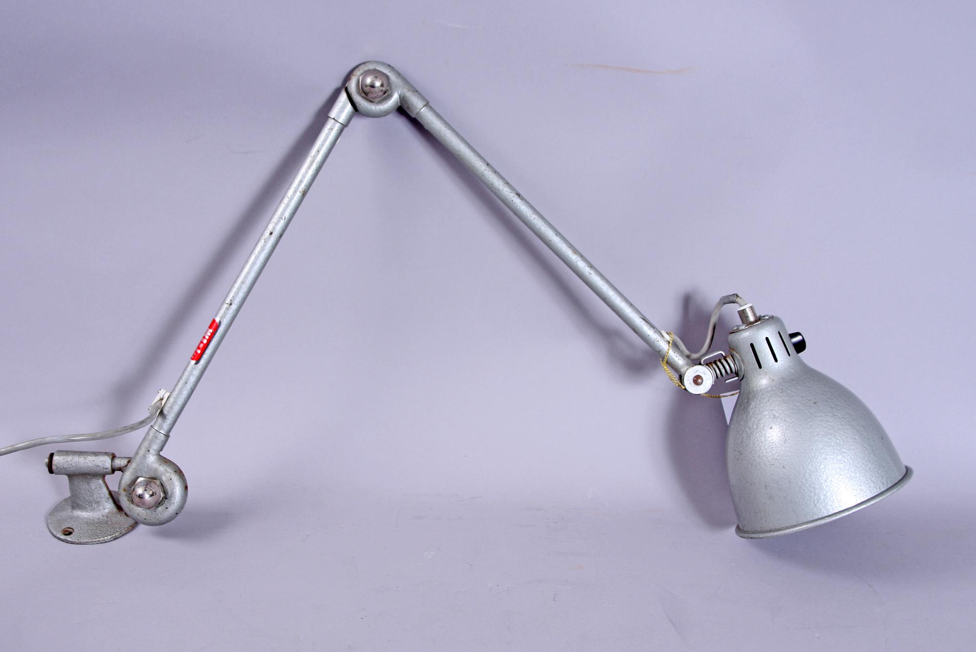 VÄGGLAMPA, Essde-lampa, Bröderna Johansson, Auto metall, Skellefteå, 1930/40-tal.