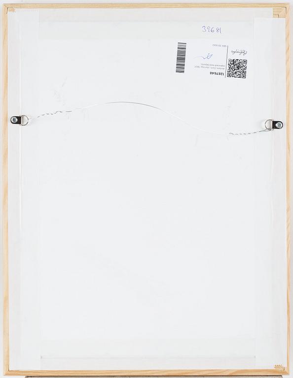 Anders Zorn, etching, 1907, signed in pencil.