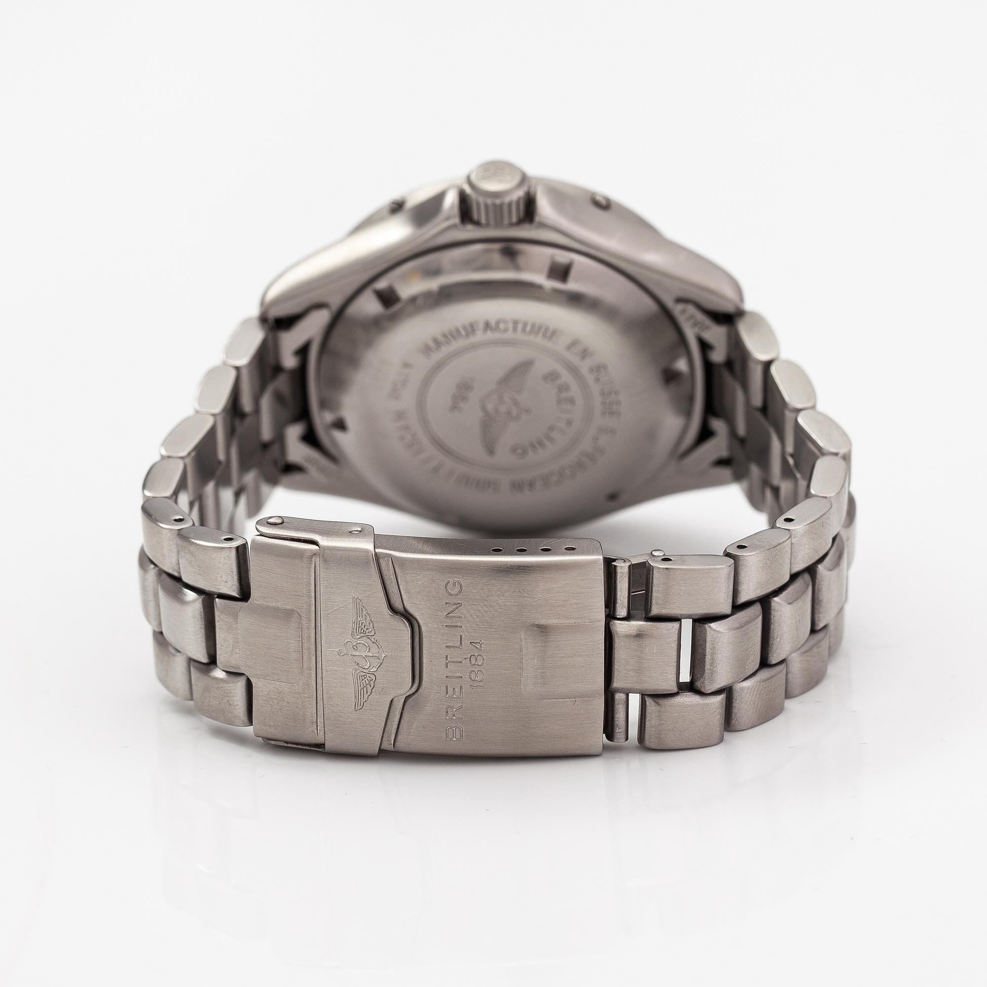 Breitling, Superocean, 1524m, armbandsur, 41 mm.