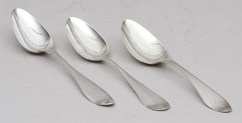 SKEDAR, 3 st. Silver. 1800-tal.