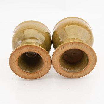 Signe Persson-Melin, a pair of Multipott stoneware goblets.