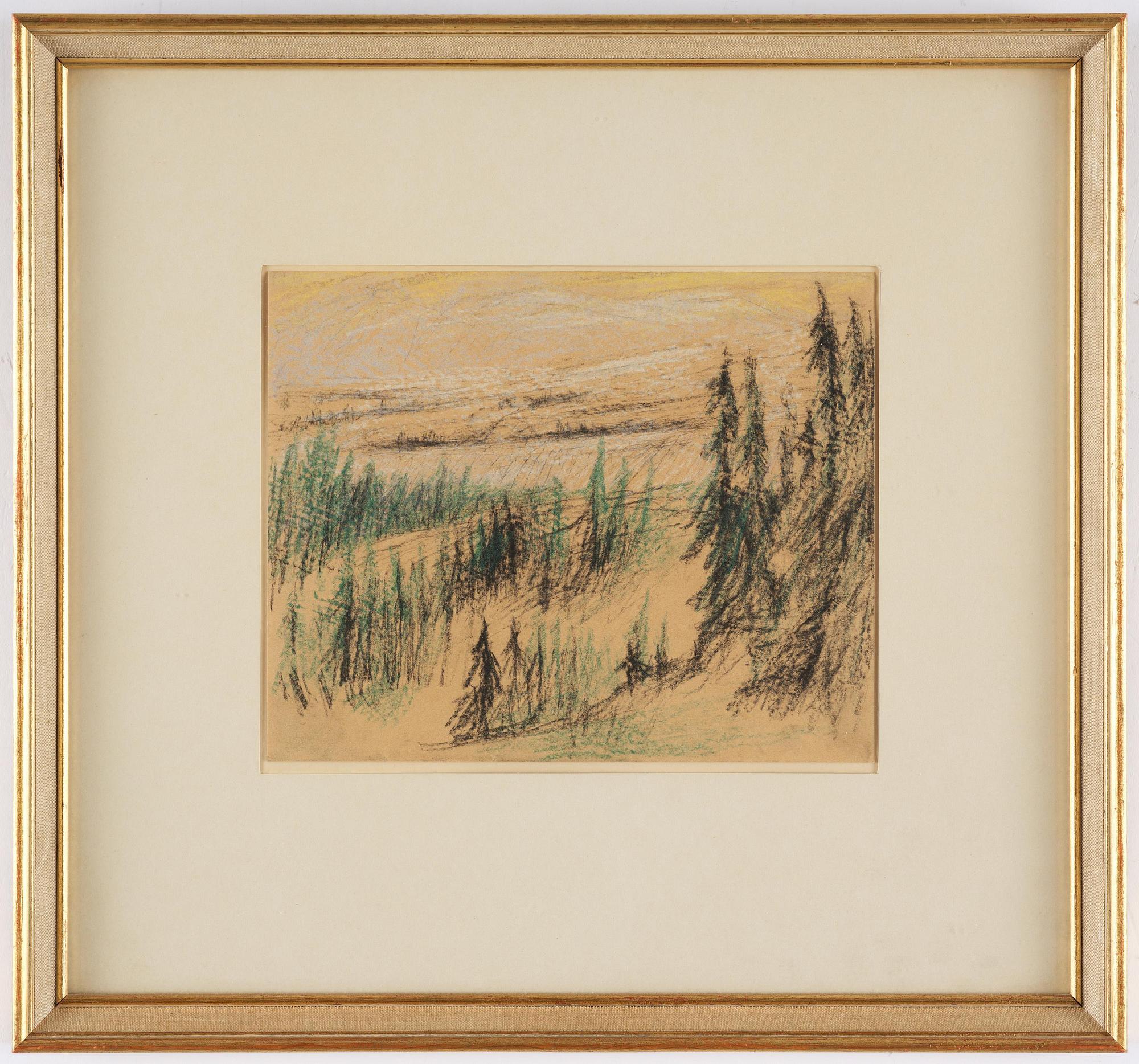 Carl Fredrik Hill, Forest landscape.