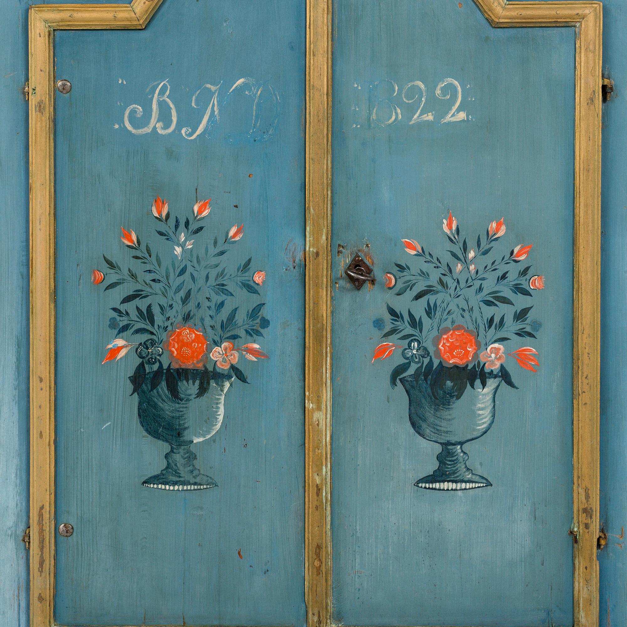 A Cabinet from Jämtland, marked BND 1822.