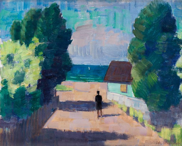 Johan Johansson, View against the sea.