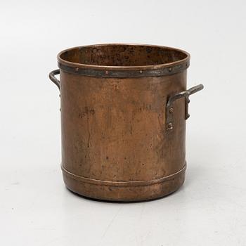 A copper vessel, 19th Century.