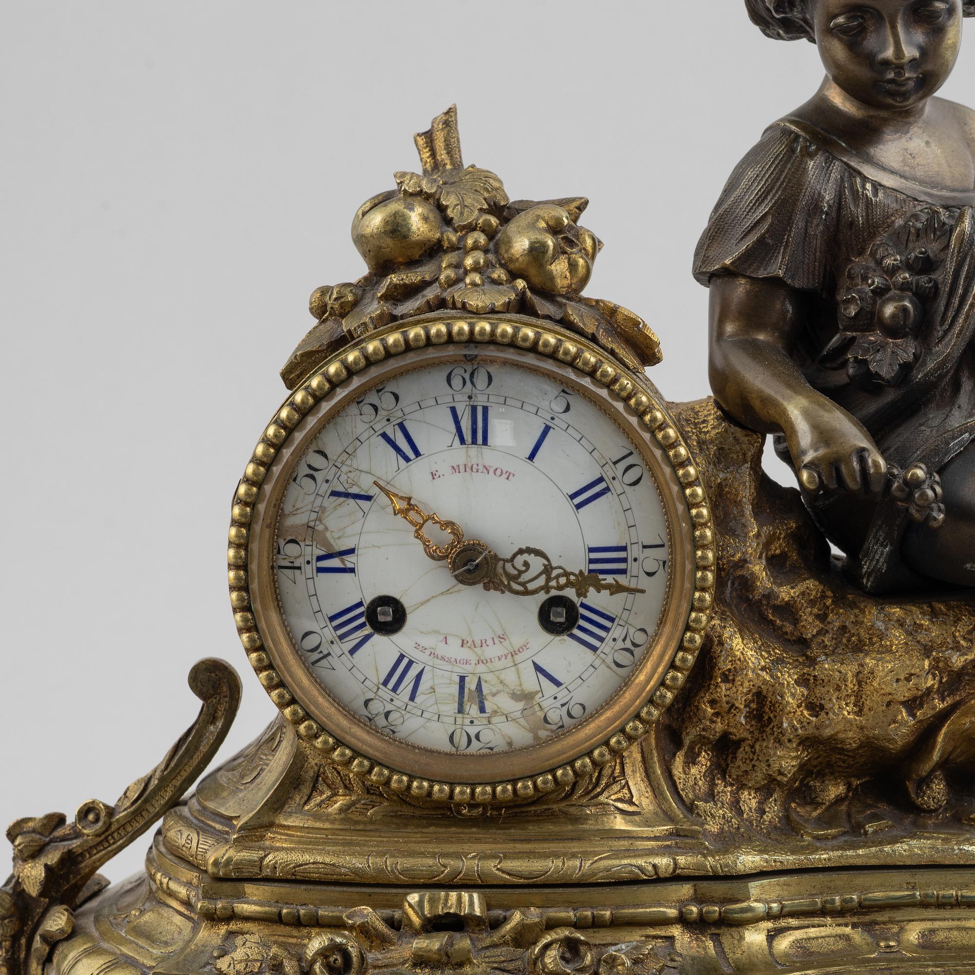 Bordspendyl, Frankrike, 1800-talets andra hälft.