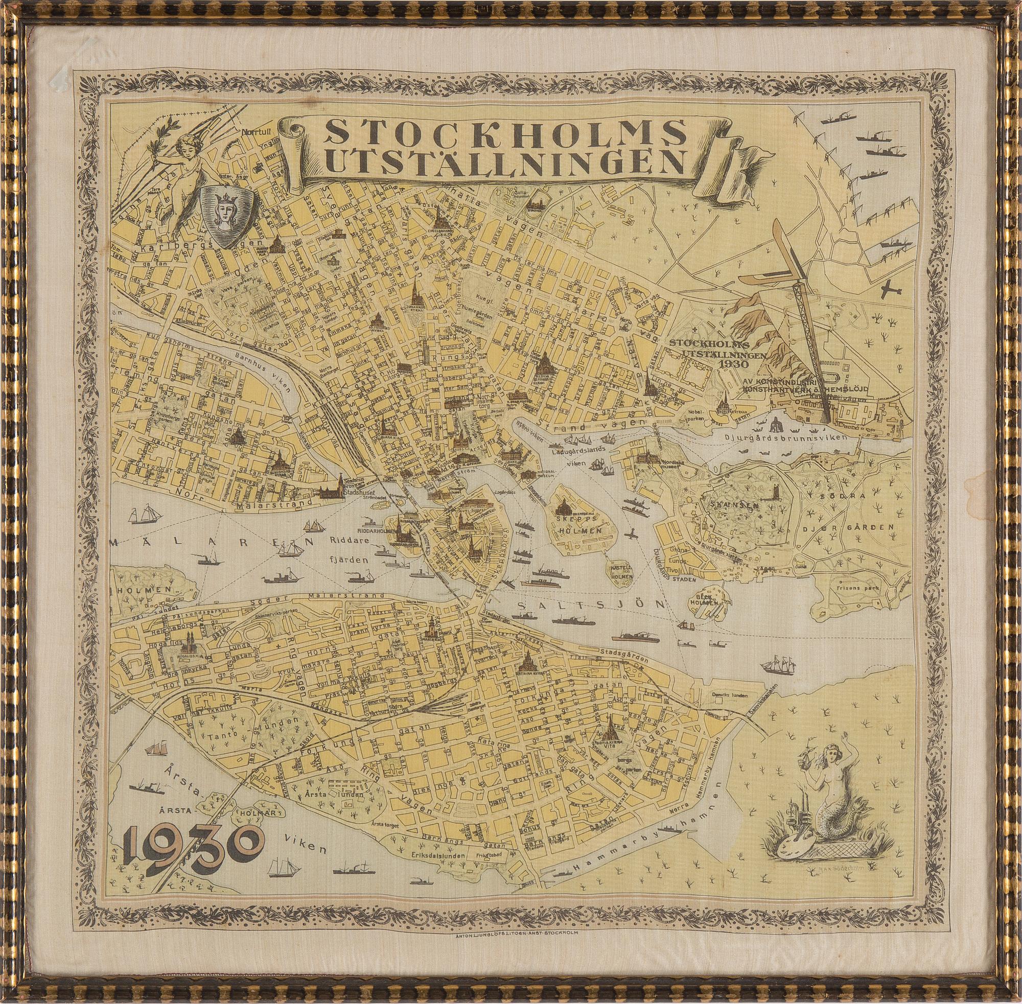 NAPKIN, Stockholm exhibition, 1930, Max Söderholm.