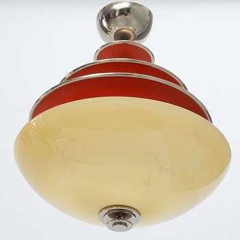 Erik Tidstrand, a ceiling lamp model "28973", Nordiska Kompaniet, 1930s.