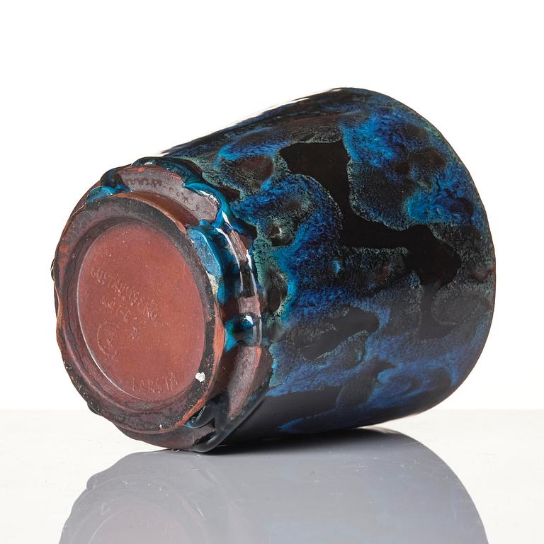 Wilhelm Kåge, a Farsta stoneware vase, Gustavsberg 1934.