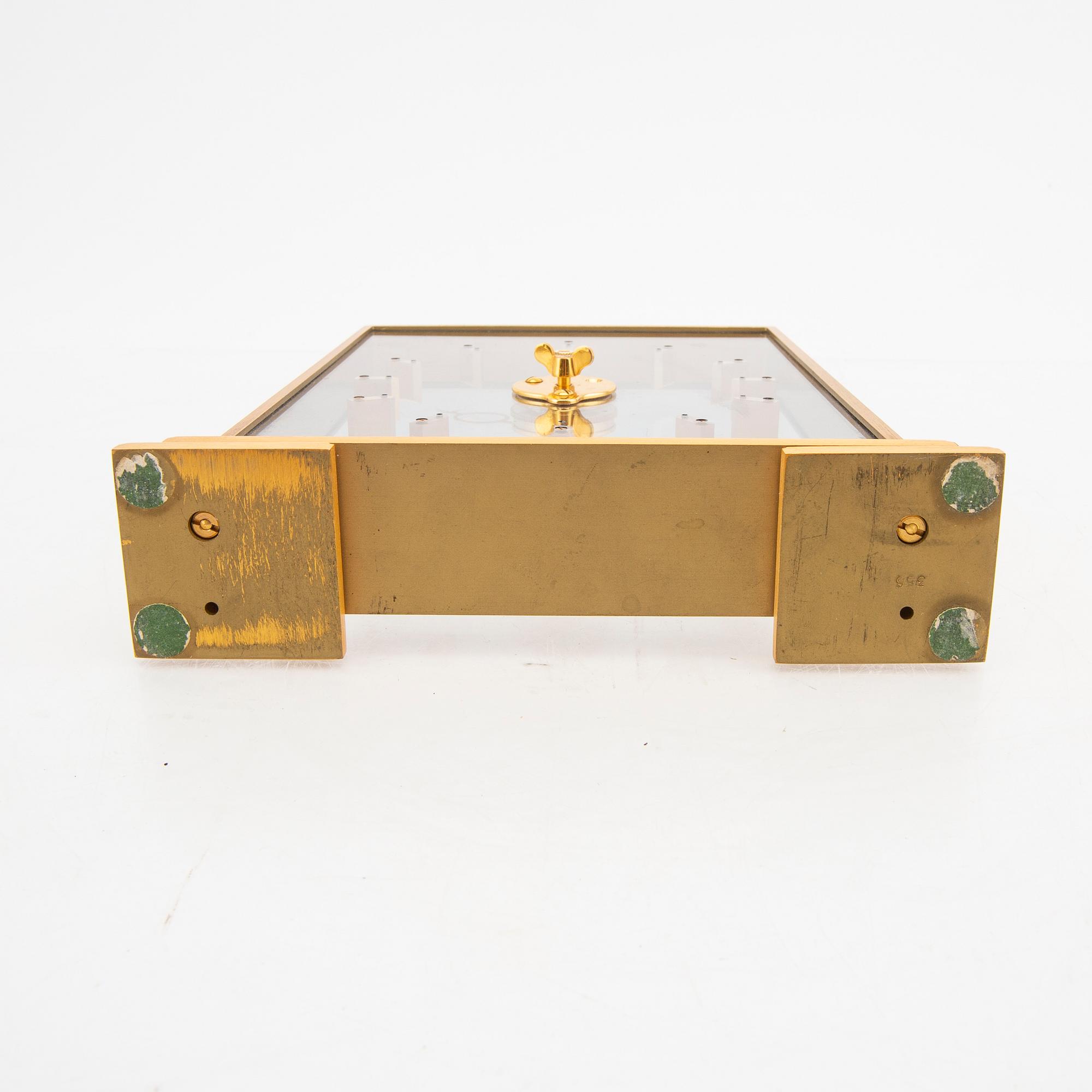 Jaeger le Coultre table clock numbered 355.