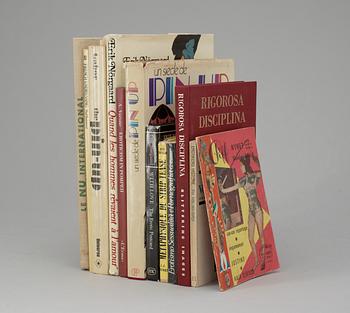 129. PARTI EROTISK LITTERATUR/TIDSKRIFTER,  12 st.