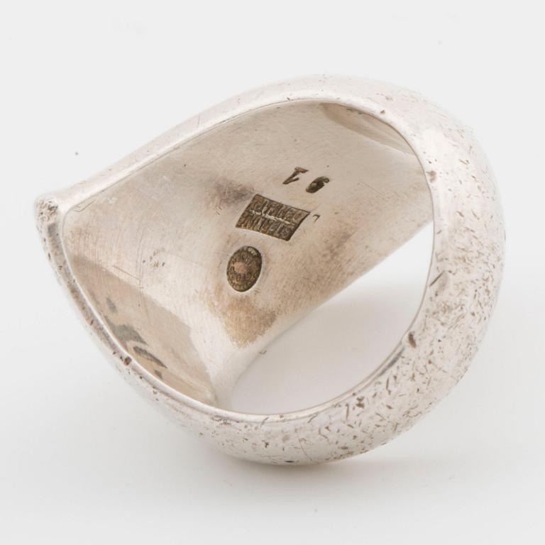 NANNA DITZEL, silver ring, Georg Jensen.