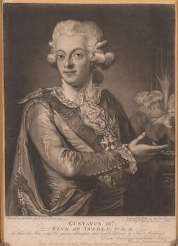 Carl Fredrik von Breda, "Kuningas Kustaa III (1746-1792)".