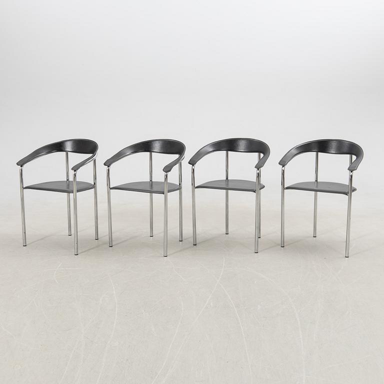 Chairs, 4 pcs, second half of the 20th century.