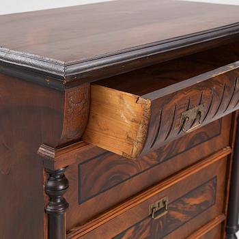 A chest of drawers, circa 1900.