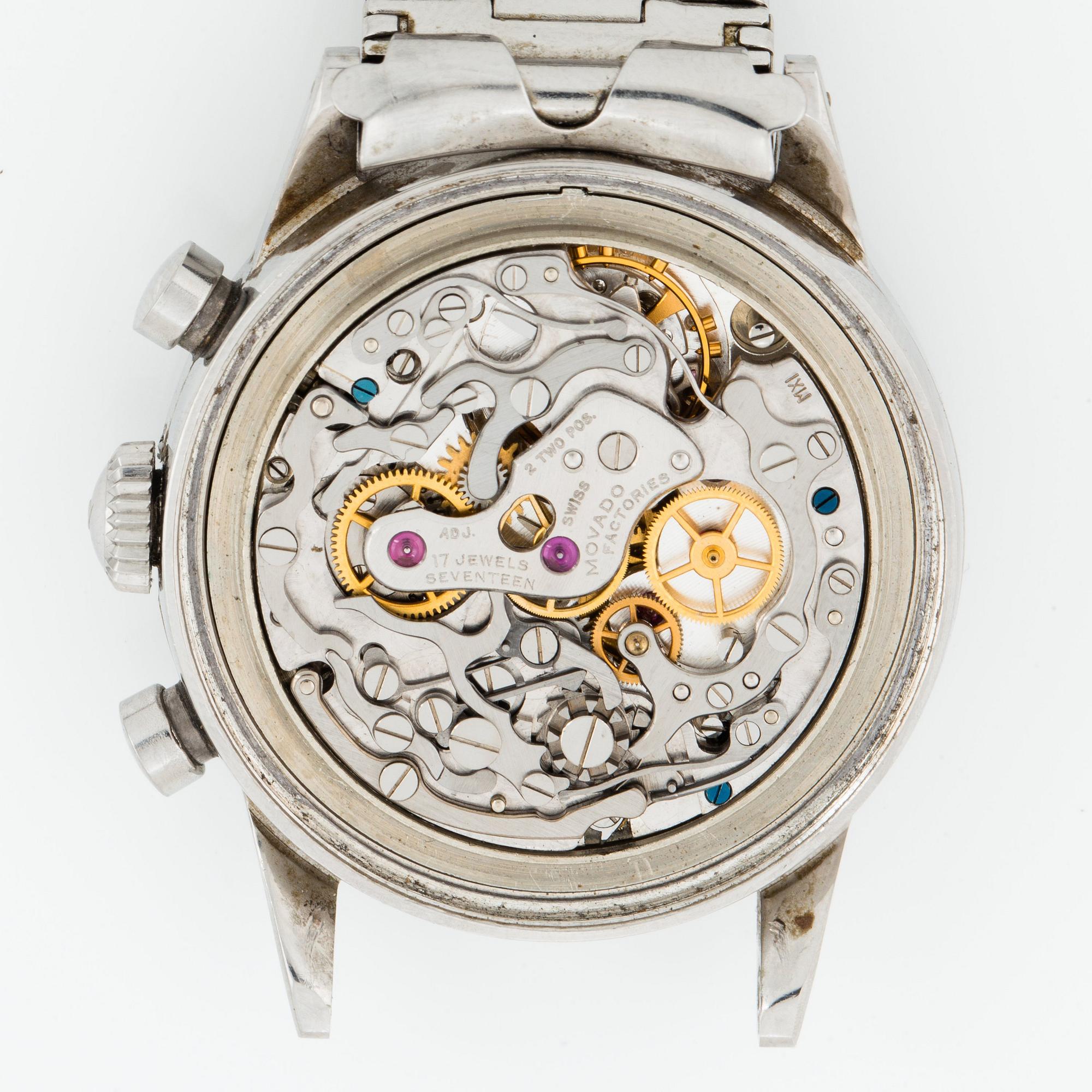 MOVADO, Sub-Sea, "Snake Hands", "Borgel case", kronograf.