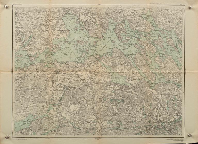 GENERALSTABENS KARTOR, 18 st. 1800-talets andra hälft.