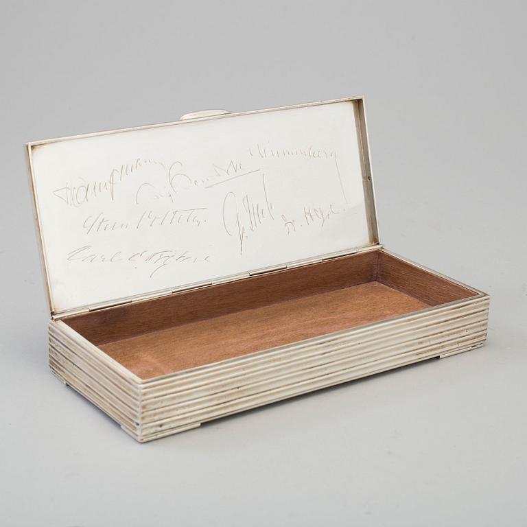 A 1950's Danish silver cigarettcase.