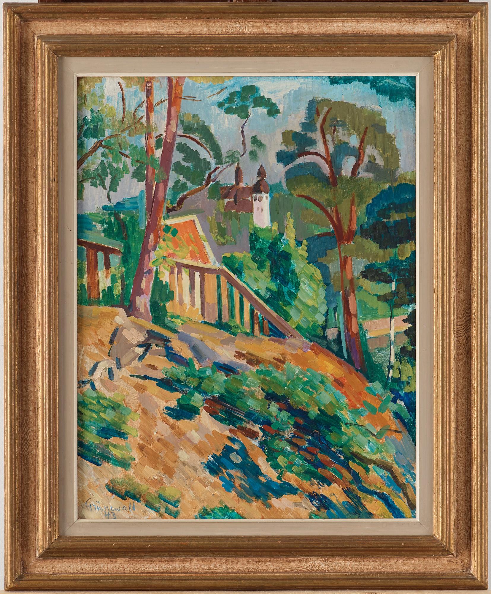 Isaac Grünewald, "En högsommardag, Saltsjöbaden".