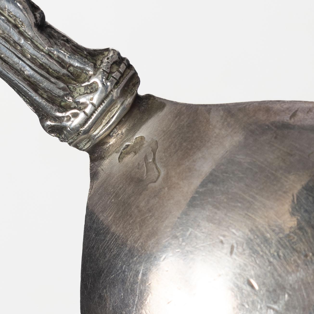 Spoon, silver, probably Scandinavia, 18th/19th century.