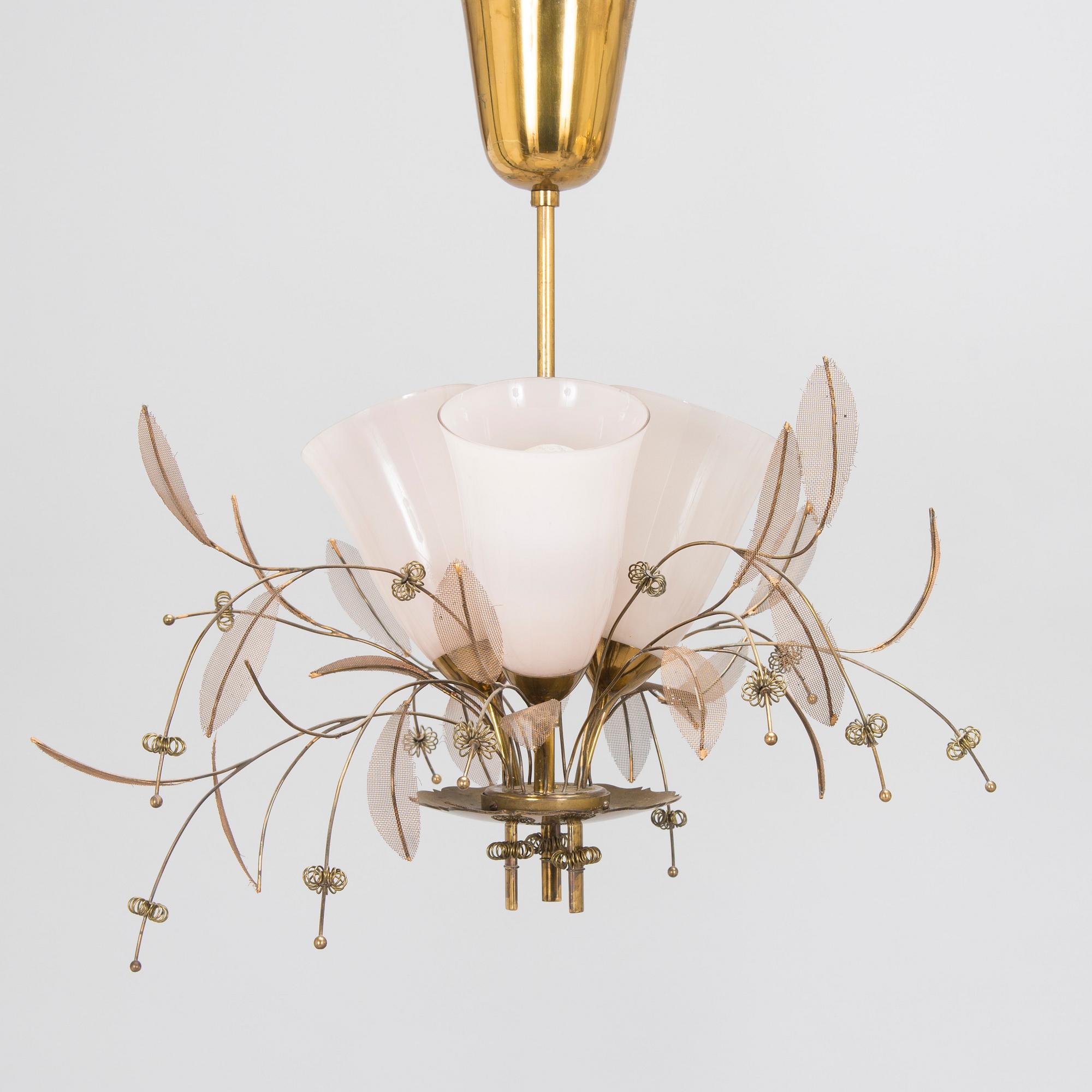 Taklampa, 1900-talets mitt.