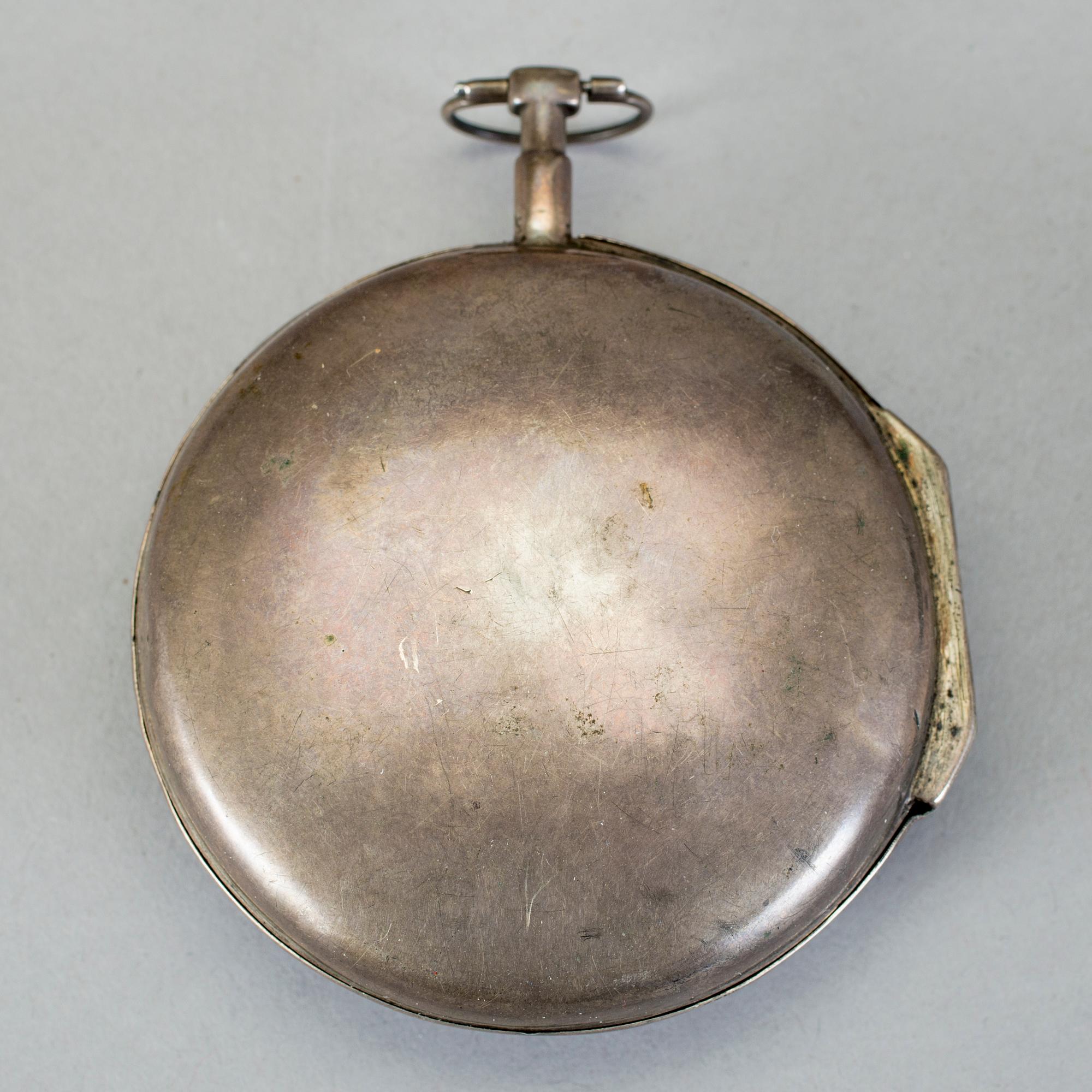 SPINDELUR, silver, England, 1700-/1800-tal.