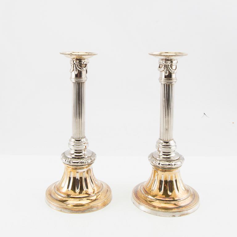 Candelabras, a pair "Väsby" from IKEA's 18th-century series, late 20th century.