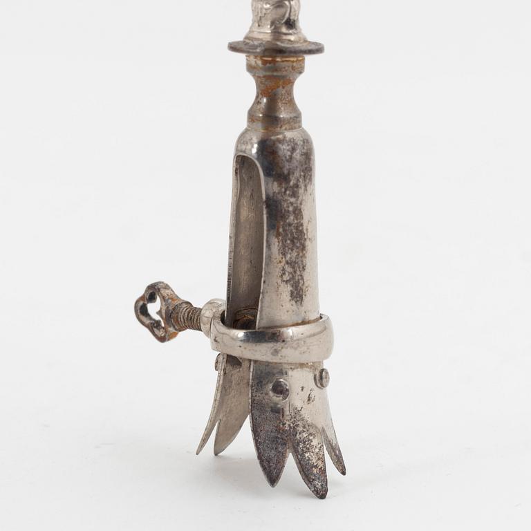 A set of ten French silver bone-holders, including mark of Jules Langlois & Emile Leroux 1903-1912.