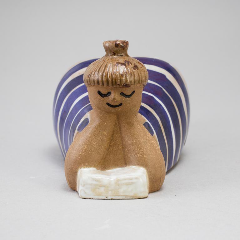 A "Beata" stoneware figurine by Lisa Larson for Gustavsberg.