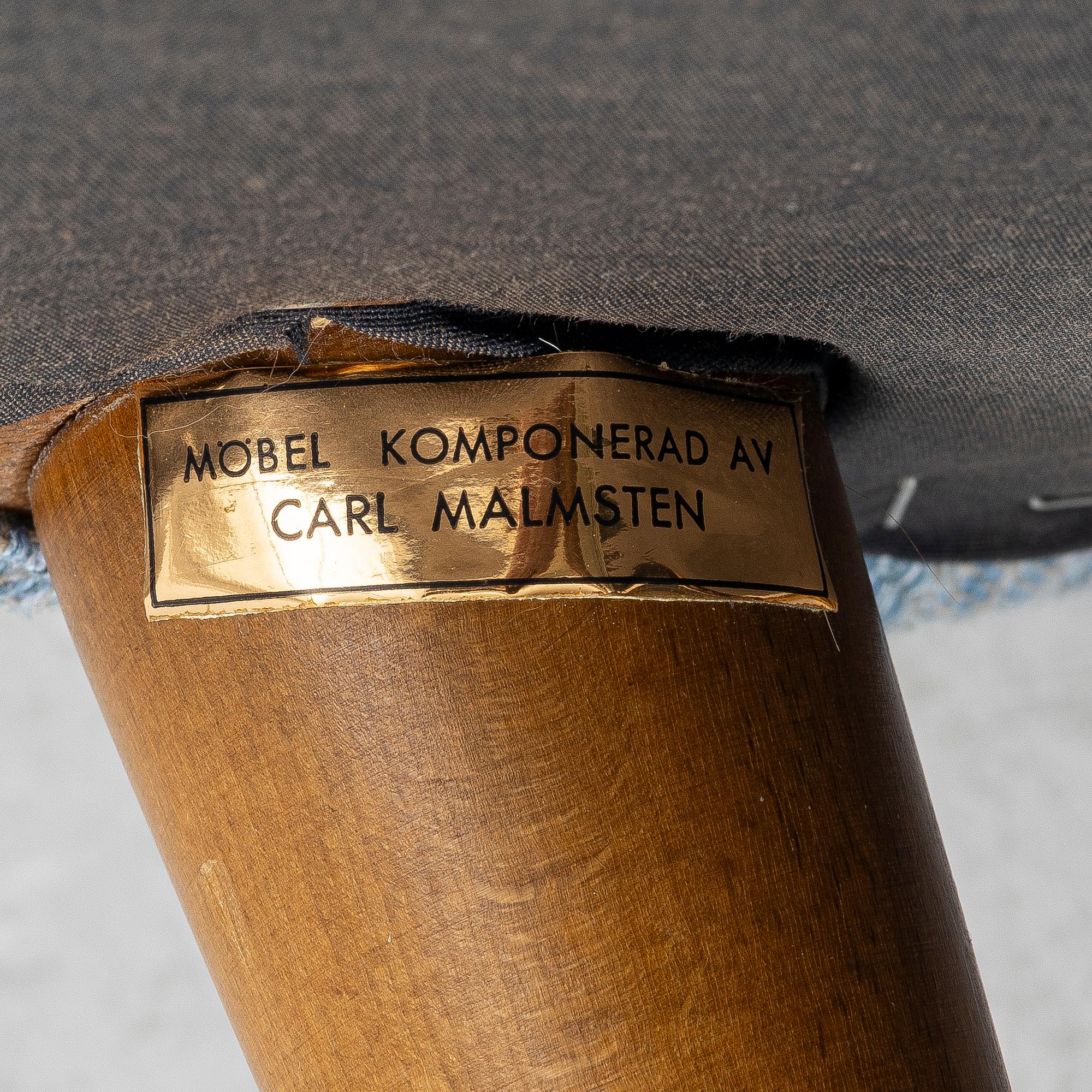 Carl Malmsten, A “Samsas” armchair, second half of the 20th century.