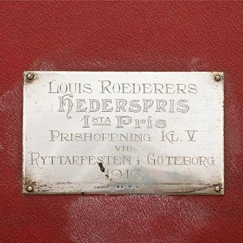 CHAMPAGNEKUPOR, 12 st, silver, C.G. Hallberg, Stockholm, 1916. Tot vikt 879 g.