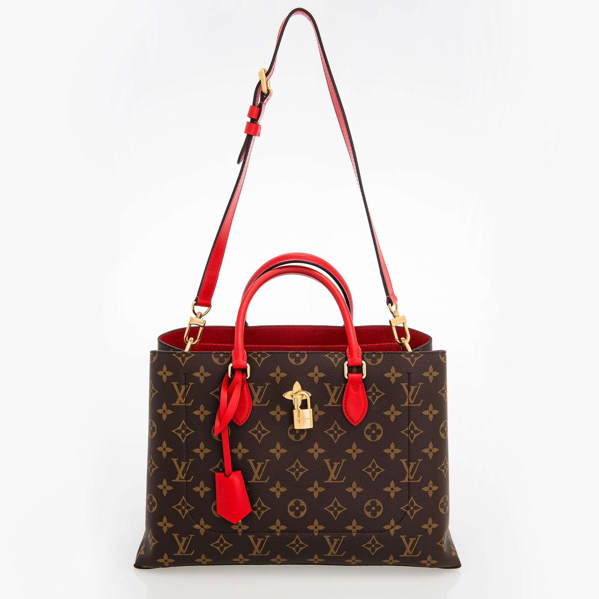 Louis Vuitton Flower Monogram Coquelicot tote. Bukowskis