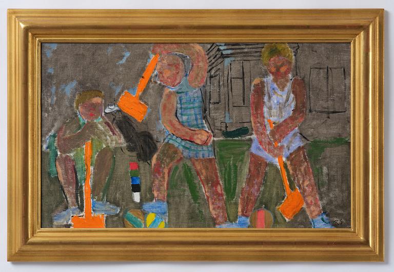 Ragnar Sandberg, "Krocketspelarna".